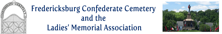 Ladies' Memorial Association | Fredericksburg Confederate Cemetery Logo